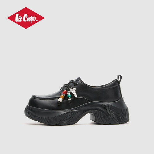 LeeCooper复古增高乐福鞋