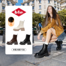 加绒保暖增高休闲靴子 LeeCooper厚底马丁靴女款 李佳琦直播间