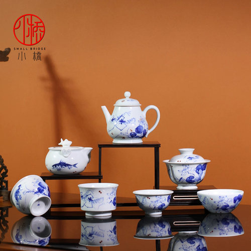 【名师匠心】仿八大山人茶杯盖碗