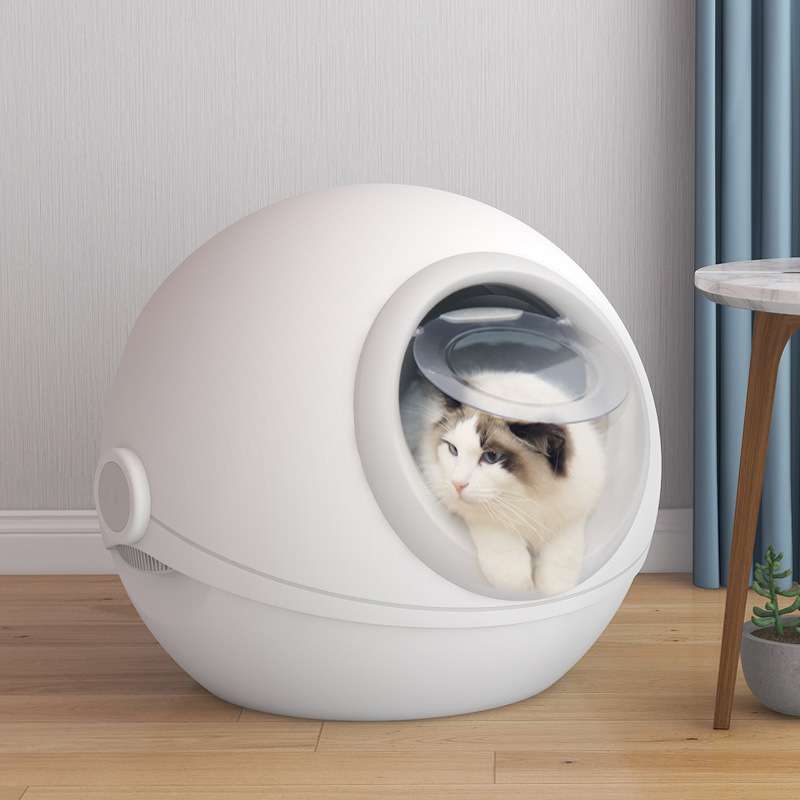 卷尾巴热销现货猫砂盆全封闭防外溅猫厕所防臭宠物清洁用品防漏尿