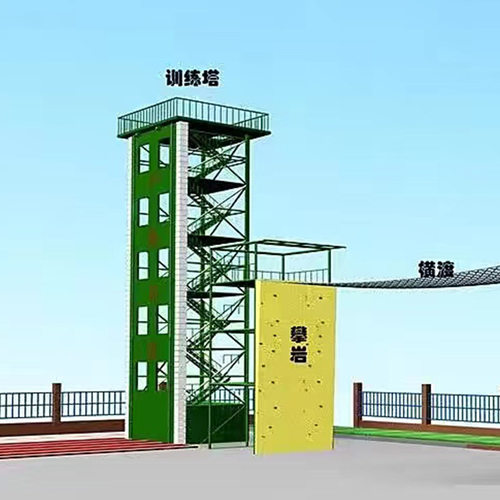 消防员拉练多层训练塔部队多层训练户外练塔训练体能预演塔拉攀爬