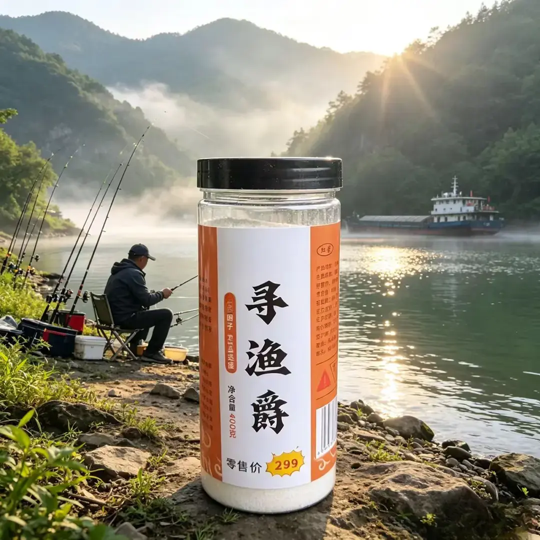 寻渔爵钓鱼饵料黑坑野钓竞技水库鲫鲤草鳊淡水鱼类通用浓缩型饵料
