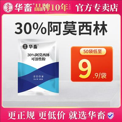 华畜30%阿莫西林鸡药禽药猪牛羊