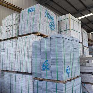 材天然花岗岩芝麻白石户外市政火烧芝地板372园林铺工程用麻黑石