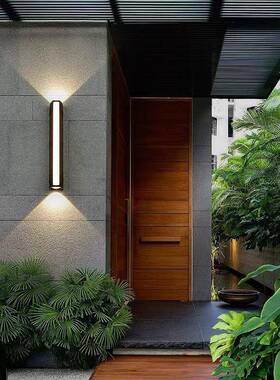 灯三面发道光壁24666灯led户外防水壁简约现代别花园外墙过庭院壁