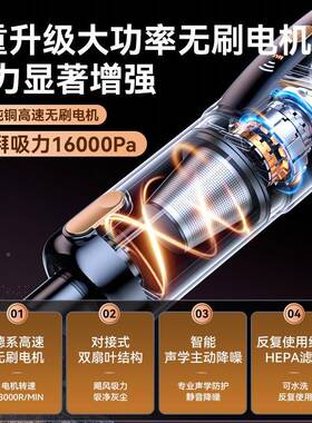 境车载吸15829尘小器车用大吸力家用两用跨型手持汽车专用你无线