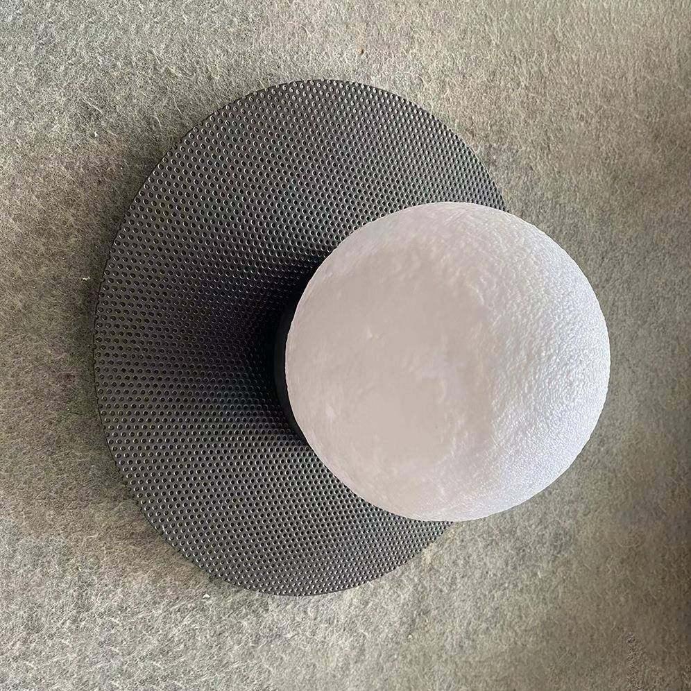 后现板代月球装饰壁灯古风民宿客室厅创意设中计师酒店卧样A-YQB5,鲜花速递/花卉仿真/绿植园艺,其它园艺用品,淘宝优惠券,粉丝福利购,淘宝优惠卷