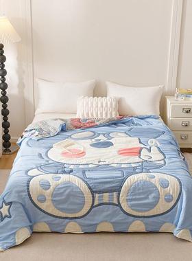 毛巾棉被款柔2025新纯棉云朵十层EJI加厚清纱布泡芙被