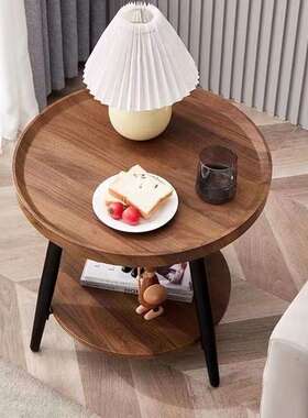 茶-几小圆简桌子卧坐地轻奢桌飘窗客约小户室型厅家用铁艺茶几