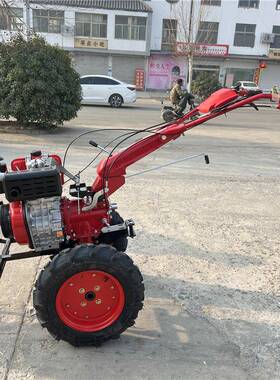 多功农能小型耕地机田犁油机汽油柴大马力71093微耕机手扶式用旋