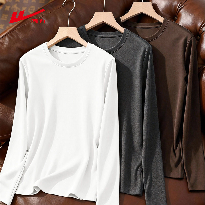 回力薄绒打底T恤女2025新款