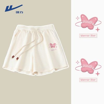 回力短裤女款夏运动休闲裤子女2024新款韩版百搭学生宽松三分裤DD