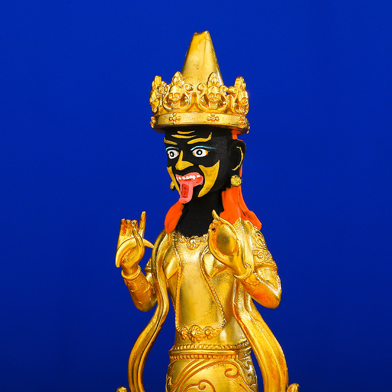 尼泊尔护法扎基拉姆居家扎吉拉姆女财神纯铜佛像摆件