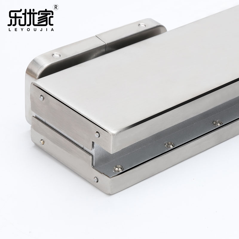 。免挖槽免挖坑隐藏式闭门器通用型门夹静音可调节缓冲玻璃门地弹