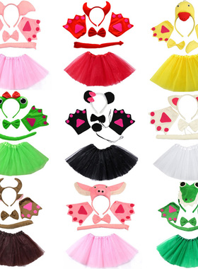 Ikat Kepala Telinga Hewan Sarung Tangan Cakar Ekor Kucing Ka