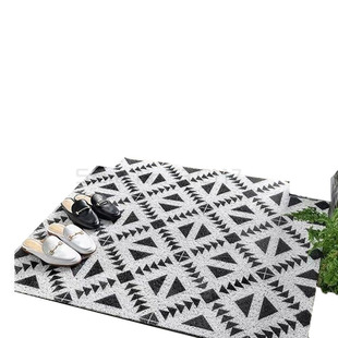 Nordic Non-slip Washable Carpet Floor Mat Geometric Kitchen