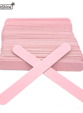 50pcs Thick Wood Nail Files Artificial Nail Tips File 240/24