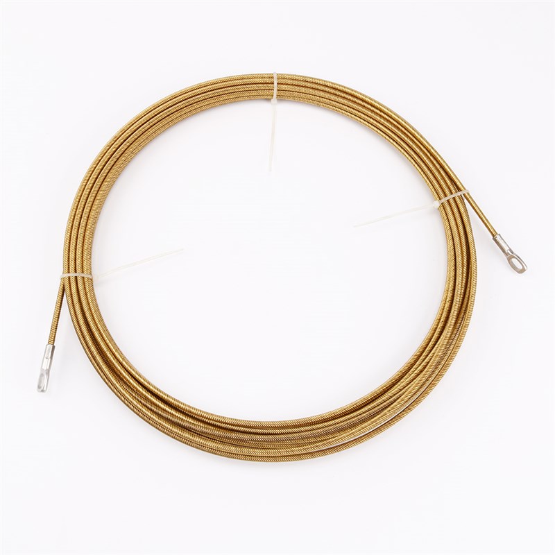 CMQ穿线器4mm弹簧扁头带线盘收纳盘 家装线管暗管穿线神器 引线器