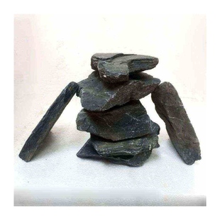 鱼缸造景石云片石乌龟缸晒台爬台水族箱装饰水草缸假山造景平板石