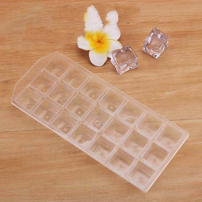 High Quality Thicken Plastic 21 Grids Ice Cube Mold DIY Reus