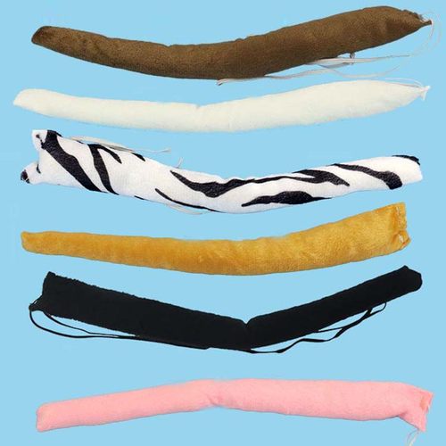 Anak-anak Mewah 30Cm Ekor Hewan untuk Bermain Peran Kucing R