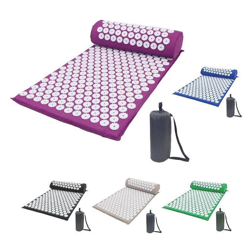 Massage Mat Acupressure Mat Yoga Lotus Spike Relieve Back Bo