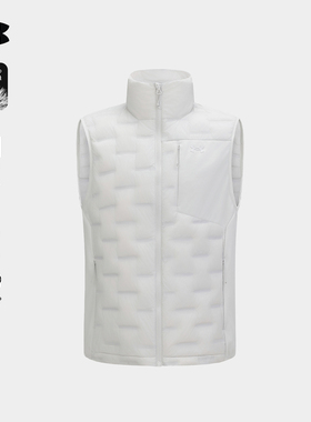 安德玛UA官方700蓬羽绒马甲2025新款轻薄90鸭绒防风保暖羽绒服男