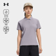 安德玛UA官方吸湿速干衣女2025夏季 T恤透气防汗迹POLO衫 新款 短袖