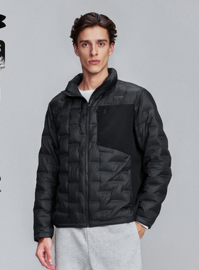 安德玛UA官方高蓬保暖轻薄羽绒服高领防风保暖运动登山羽绒外套