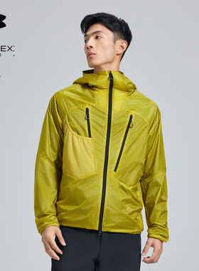 安德玛UA官方男士保暖防风夹克秋冬OCTA抓绒防水透气徒步登山外套