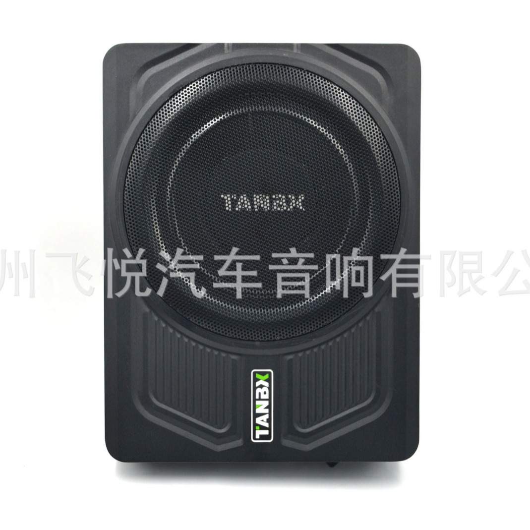 工厂Tanbx10寸汽车10寸低音炮超重低音12V有源带功放超薄炮