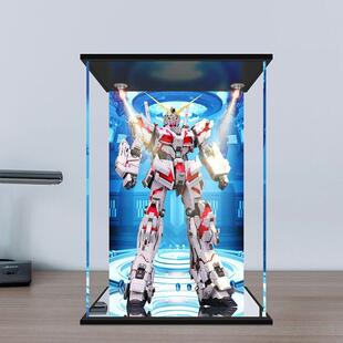 新款直销高达展示盒亚克力手办防尘罩PG1/60全系敢达强袭模型透明