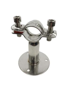 新款直销304不锈钢固定管支架可调节底座托架卡扣抱箍管夹水管卡