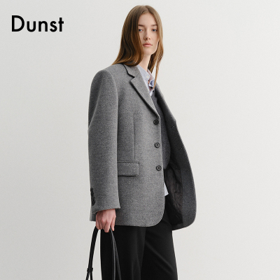 Dunst【允仔同款】2025冬季新品三粒扣山羊绒夹克外套UDJA5D122