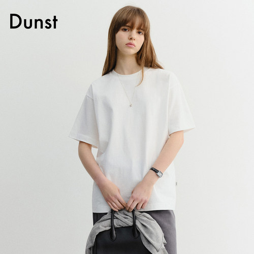 Dunst2026夏季新品中性基本款简约宽松版型纯色圆领T恤UDTS6B125