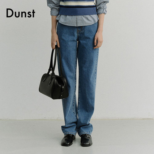 Dunst【嘟颖/艺只喵喵同款】2026春季直筒显瘦牛仔长裤UDPA6A217