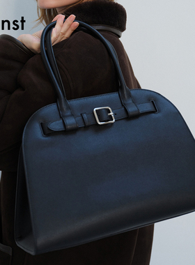 Dunst【允仔/白逸帆同款】女士大容量手提包牛皮托特包UDBA4F206