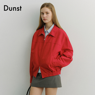 Dunst【白逸帆同款】2026春季新品休闲纯棉翻领夹克外套UDJU6A109