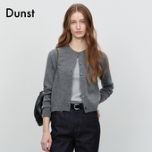 允仔同款 2025新品 女士基本款 Dunst 圆领针织开衫 上衣UDSW5A209