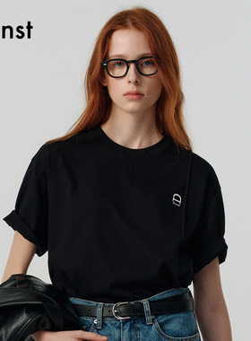 Dunst【艺只喵喵同款】2026春新品中性简约圆领短袖T恤UDTS6A111