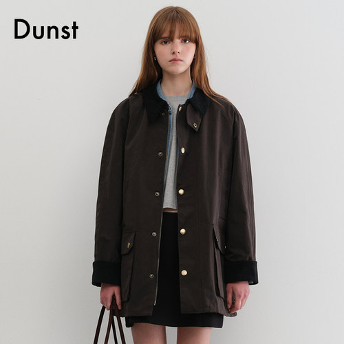 Dunst【肉团夫斯基同款】中性复古风涂蜡狩猎夹克外套UDJU5C111