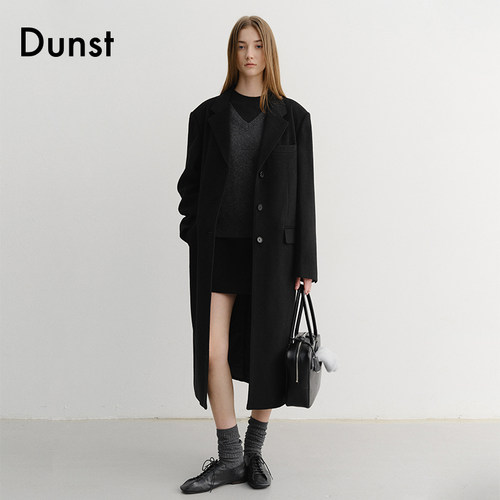 单排三粒扣羊毛大衣Dunst