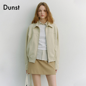 Dunst 休闲纯棉翻领夹克外套UDJU6A109 新品 白逸帆同款 2026春季