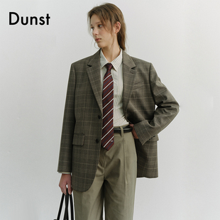 Dunst【嘟颖doyeong同款】2026春季中性风羊毛西装外套UDJA6A102