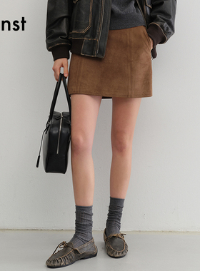 Dunst【允仔/肉团/24H同款】女士迷你半身裙显瘦短裙UDSK5C205