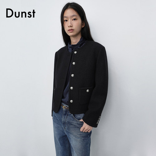 Dunst【tynnna.Y同款】26秋季新品女经典粗花呢短款夹克UDJA6C203