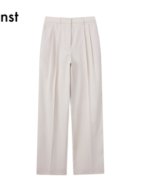 Dunst【白逸帆同款】2026春季新品双褶涧装饰工装休闲裤UDPA6A224