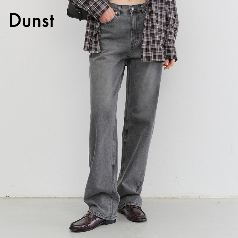 Dunst复古风阔腿牛仔裤