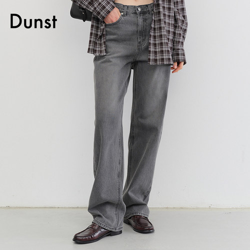 Dunst复古风阔腿牛仔裤