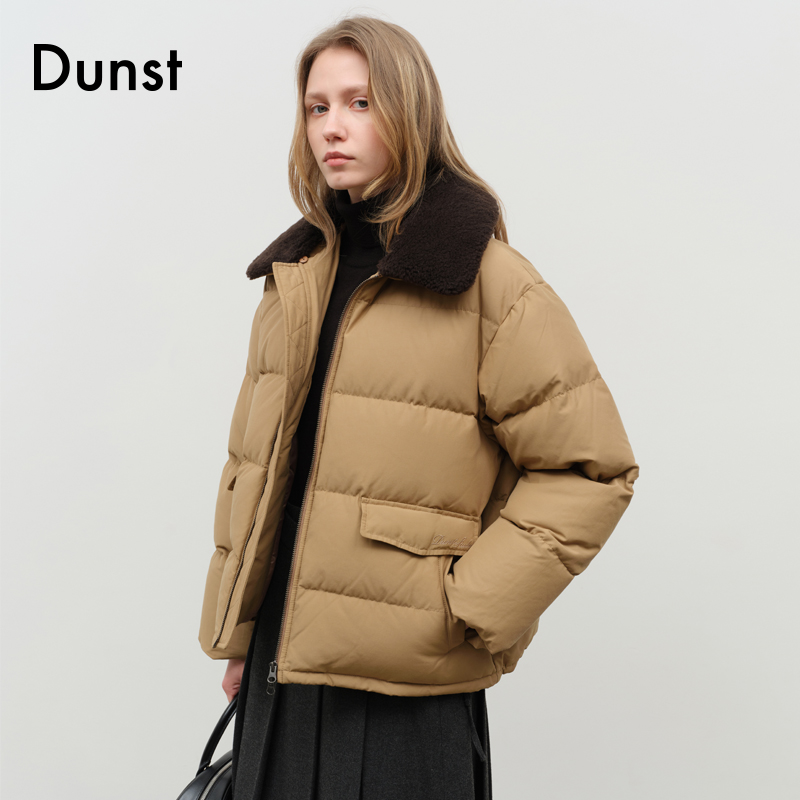 鹅绒羽绒服夹克Dunst翻毛领